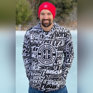 Mode HOCKEY Pullover Graphic Hoodie